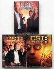 Lot 3 CSI Miami TV Series Seasons 1-3 Complete DVD sets 1 2 3 David Caruso