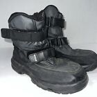 Unbranded Snow Boots Men’s Size 9 Black Hook And Loop