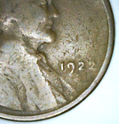 1922 No D Lincoln Wheat Cent Penny Key Date Variety Error Coin Nice Obverse