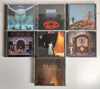 Rush 7 CD Lot: Fly By Night-2112-Hemisphere-Moving Pictures-Exit Stage Left-+++