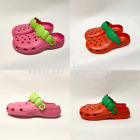 Strawberry Clog Sandals Slippers Shoes - Select 2 Size & 2 Colors - Fruit Kawaii