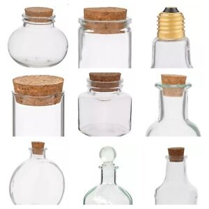 Glass Jar Various Sizes Styles New