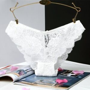 Sexy cute bow seamless cotton panties for women W01 White #P