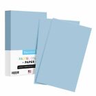 8.5 x 14 Blue Pastel Color Paper, Legal Size, 20lb Bond (75gsm), 100 Sheets