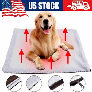 Pet Thermal Mat Self Warming Heating Hot Pad Mat for Pets Cat Dog Bed Anti-slip