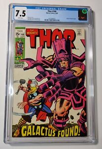 Thor 168 (1969) CGC 7.5, Marvel, Origin of Galactus Begins, Kirby, Stan Lee