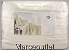 Hotel Collection Velvet KING Quilted Coverlet & Pillowshams Set Ivory
