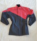 Vintage 1997 First Gear Motorcycle Rain Jacket UNISEX  Size Medium Red Black