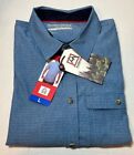New ListingAvalanche Outdoor Supply Shirt Mens blue Button Up Lightweight Pockets Large