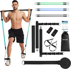 Pilates Bar Kit for Men and Women with Resistance Bands, Portable Home Gym Pilat