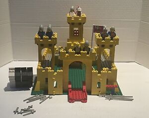 Lego Yellow Castle 375/6075 Legoland Castle Missing Figures Manual Included