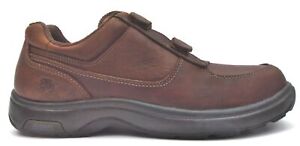 Dunham Men's Shoes Winslow Two Strap Hook & Loop Leather Brown 8009SB New in Box