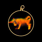 9ct Gold Hologram Pendant - Zodiac Taurus Bull (Medium) - No Chain