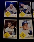 1963 Fleer Baseball Complete Set 1-66 EX+ Mays, Wills, Clemente and Checklist