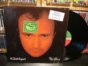 Phil Collins – No Jacket Required  Vintage  Vinyl LP w/Hype Sticker