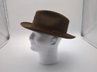 Vtg Stetson Royal Fedora Brown Hat Sz 7.5/60 - GREAT CONDITION