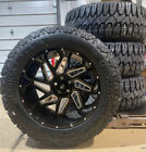 22x12 Vision Spyder Black Wheels 37 MT Tires Package 6x5.5 Toyota Tundra Tacoma