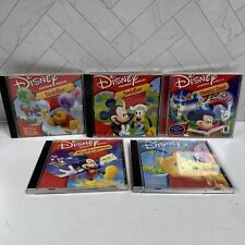 Lot of 5 Disney PC Learning Games Phonics Quest, Mickey Mouse & Pooh Toddler