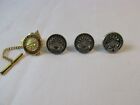 Lot 4 Great Seal of Ohio Tie Tac Lapel Pin Years of Service Awards