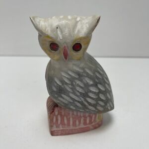 Vintage Owl Figure Decor Retro Cermic