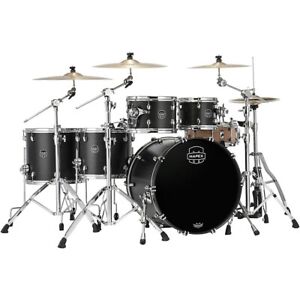 Mapex Saturn Studioease 5-Piece Shell Pack with 22 in. Bass Drum Satin Black