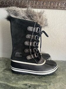 SOREL Joan Of Arctic Waterproof Winter Snow Boots NL3481-010 Women size 9