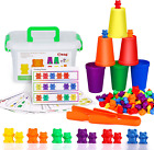 Bmag Counting Bears with Matching Sorting Cups,Number Color Recognition STEM Edu