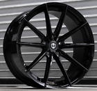 Set of 4 Custom 20 inch Wheels Rims 5X112 Gloss Black May Fit Audi / BMW