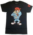 Neff Looney Tunes Taz Double Sided Black Men's T-Shirt New