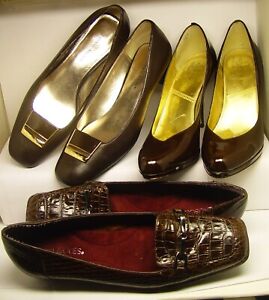 Wholesale lot 3 designer shoes used Fair Condition with Blemishes Rehab Resale