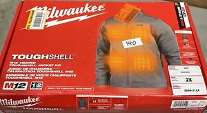 Milwaukee Tool 204G-212X M12 Heated Toughshell Jacket Kit - Gray, 2X-Large