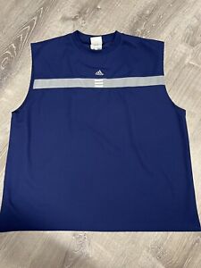 Vintage Adidas Men’s tank top Sleveeless Shirt Size XL athletic Wear Gym