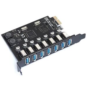 USB 3.0 PCI Express Adapter PCI E to 7 Ports USB 3 Expansion Adapter Card7906