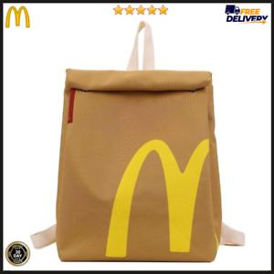 NEW 2024 McDonald's BACKPACK Shoulder BAG Rucksack For School And Travel Outdoor
