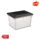 Sterilite Plastic Storage Bin/ File Box, 18 1/2