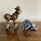 Montana Silversmiths Horse Pasture Pals Elmer And Ellie Figurines