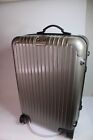 RARE VTG RIMOWA 24'' brown Polycarbonate Travel Luggage 4 WHEELS spinner 24*15*9