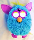 Hasbro FURBY Boom Blue Purple and Yellow hair Interactive pet Toy 2012 WORKS