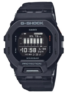 New Casio G-SHOCK  Move GBD200-1 Square Case Black Digital Watch