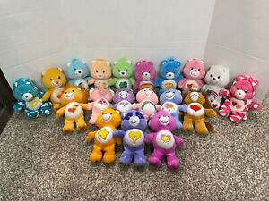 Vintage Lot of 19 Care Bears And Care Bear Cousins Plush Kenner Toys - FREE SHIP