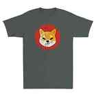 Shiba Inu Distressed Style Logo T-Shirt Shib to the Moon Novelty Men's T-shirt