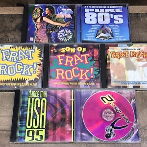 Party Dance Mix Music CD Lot Of (7) Used Compact Disks *Nice Assortment*