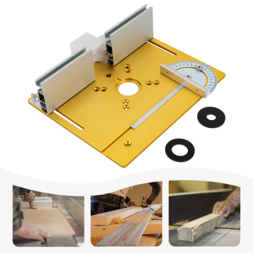 New ListingRouter Table Insert Plate Wood Milling Flip Board Trimming Tools 7.87x9.45Inch