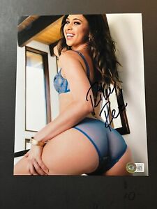 Riley Reid Hot autographed signed sexy porn star 8x10 photo Beckett BAS coa!