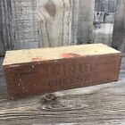 Rare Vintage Elgin Cheese Dairy Wood Crate Box