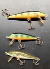 Lot of 3 Rapala Lures Countdown/Sinker, Floater, Minnow, Perch