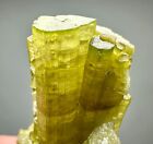 New Listing78 Ct. Well Terminated Lustrous Top Green Tourmaline Crystals Cluster @Pak
