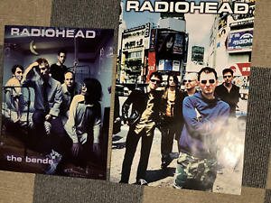 Radiohead Promo Poster Lot - The Bends and OK Computer