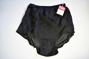 60's panties briefs knickers black sheer NWT's see through