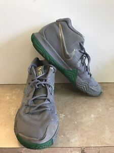 Nike Men Kyrie 4 City Guardians Gray Green Sz 11.5 943806-001 Basketball Shoes